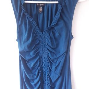 Banana Republic Dark Teal Top Sz M